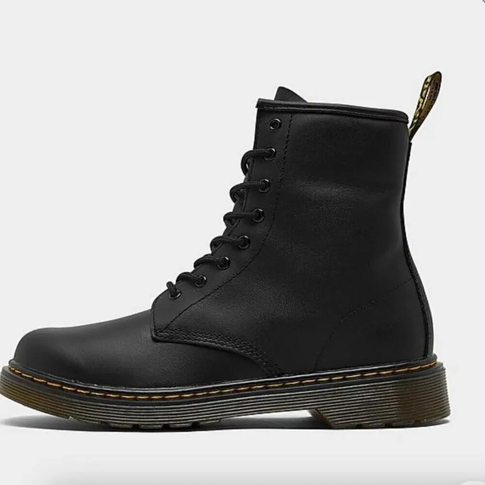 Girls' Big Kids' Dr. Martens 1460 Softy T Leather Lace-Up Boots US 3 UK 2